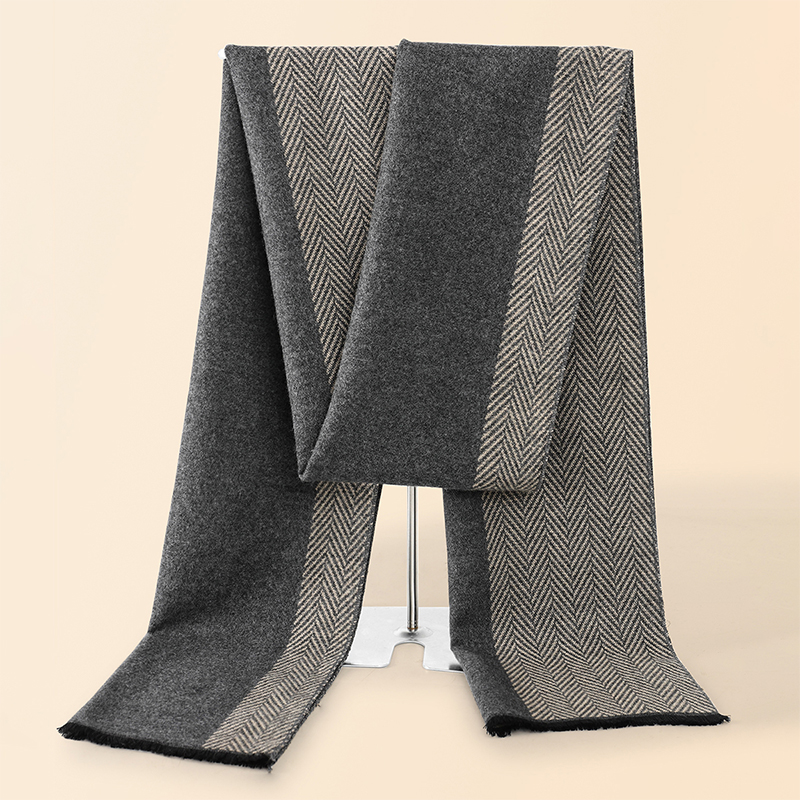 Wool Scarf Men - 럭셔리 겨울 남성 스카프 숄 따뜻한