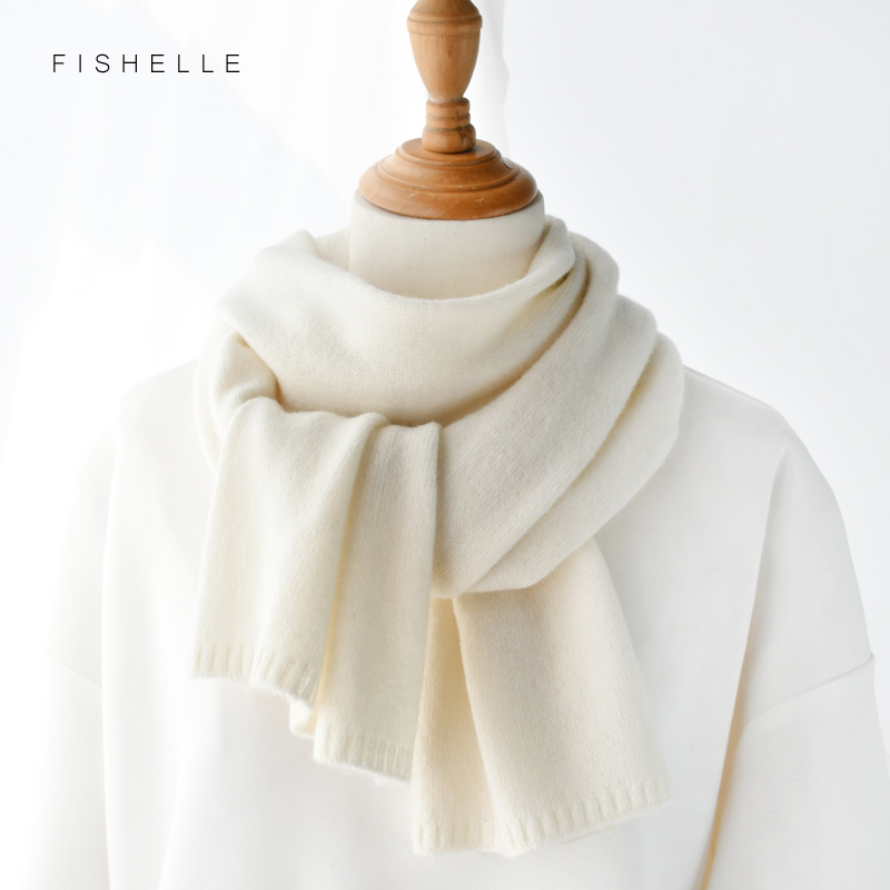 화이트 울 스카프 여성용 겨울 니트 스카프 성인용 얇고 - Wool Scarf Men 리뷰 및 가격