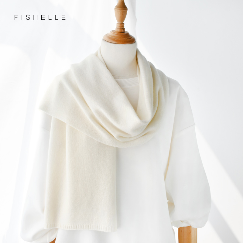 화이트 울 스카프 여성용 겨울 니트 스카프 성인용 얇고 - Wool Scarf Men 리뷰 및 가격
