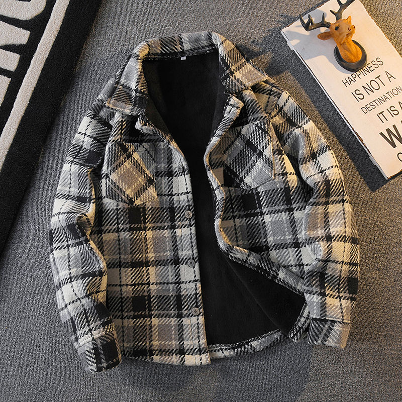 남성용 격자 무늬 플란넬 셔츠 두꺼운 양털 안감 캐주얼 - Flannel Shirt Lined 리뷰 및 가격