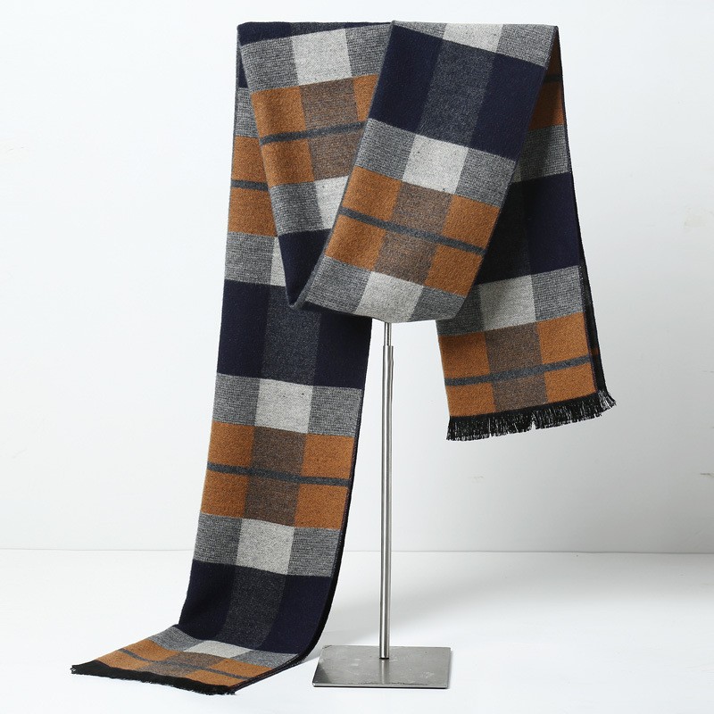 디자이너 브랜드 체크 남성 스카프 겨울용 따뜻한 캐시미 - Wool Scarf Men 리뷰 및 가격