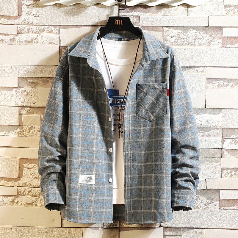 2027 여름 남성 체크 셔츠 버튼 포켓 캐주얼 패션  - Flannel Shirt Lined 리뷰 및 가격