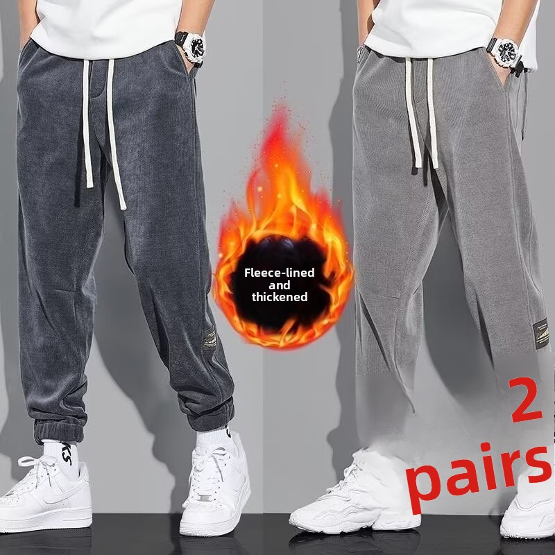 다용도 캐주얼 바지 여성용 루즈 스트레이트 코듀로이 바 - Corduroy Pant Warm 리뷰 및 가격