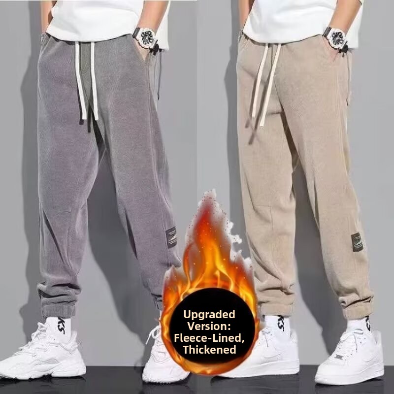 다용도 캐주얼 바지 여성용 루즈 스트레이트 코듀로이 바 - Corduroy Pant Warm 리뷰 및 가격