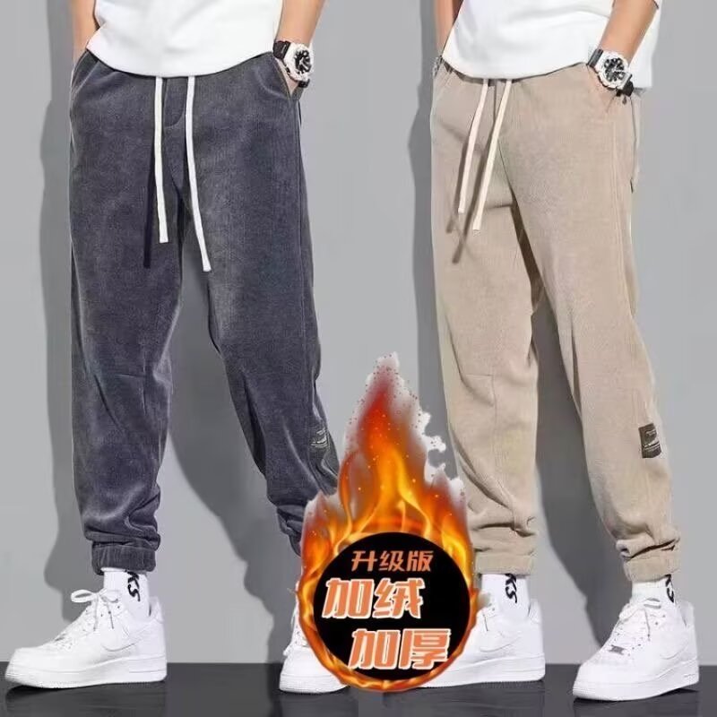 다용도 캐주얼 바지 여성용 루즈 스트레이트 코듀로이 바 - Corduroy Pant Warm 리뷰 및 가격
