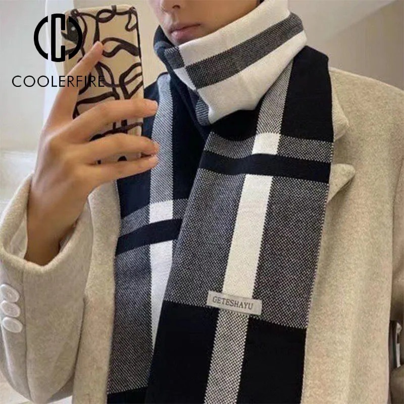 새로운 겨울 남성 스카프 따뜻한 스카프를 유지 캐주얼  - Wool Scarf Men 리뷰 및 가격
